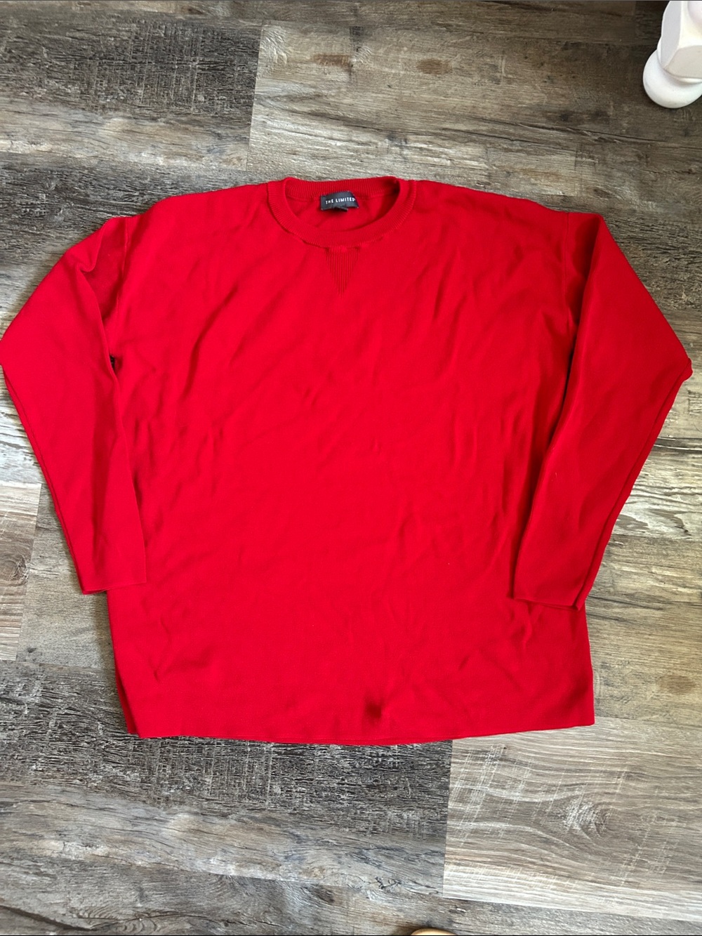 The limited Red Long-Sleeve Crewneck Sweater PS